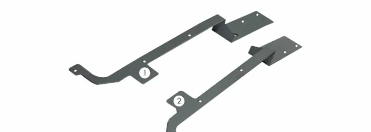Guide radiator air